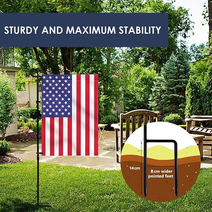 Premium Metal Garden Flag