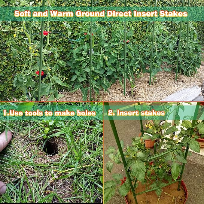 Steel Garden Stakes