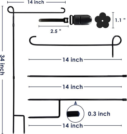 Premium Metal Garden Flag